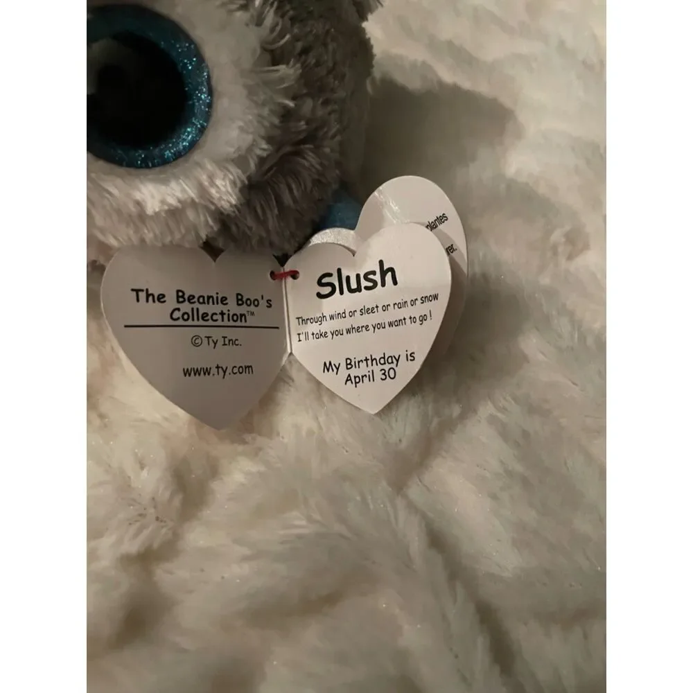 NEW Ty Beanie Boos “Slush” the Husky Puppy Dog 6” Plush
